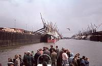 1965. Deutschland. Bremen. Hafen. Schiffe